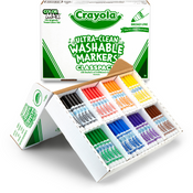 Washable Broad Line Marker Classpack 200/pk. 8 colors