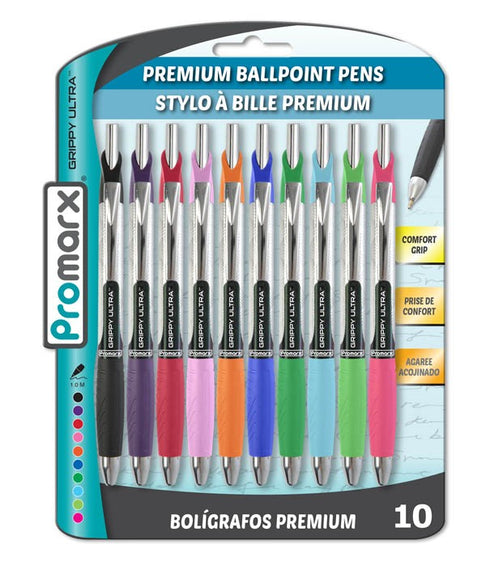 Grippy Pen Assorted Fashion colors