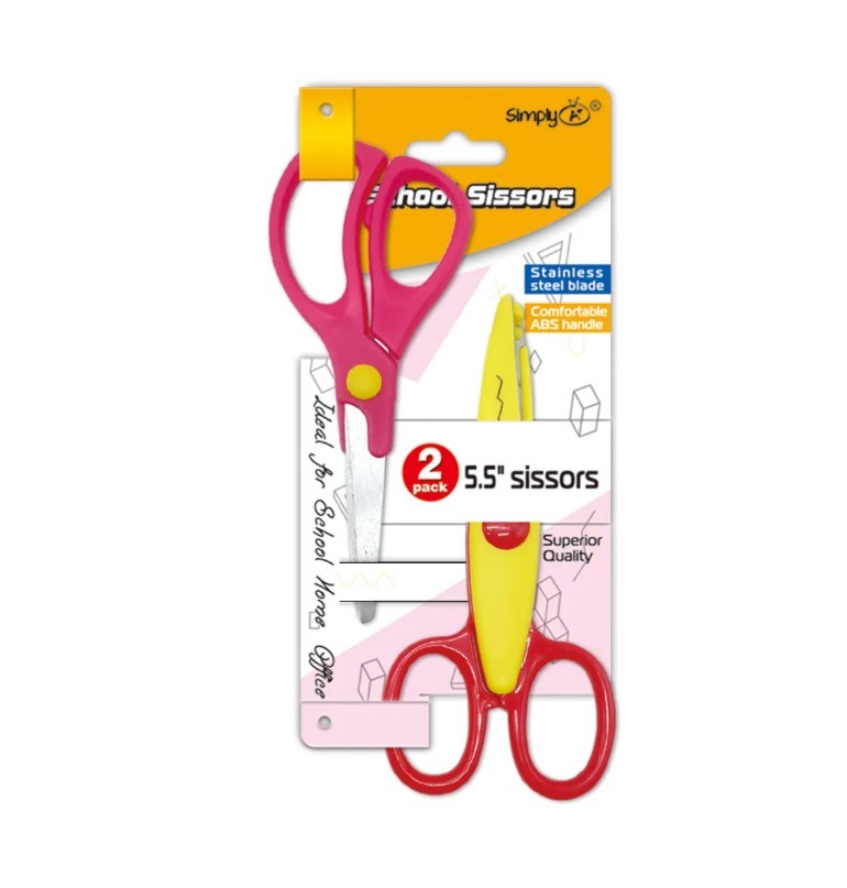 Scissors 2/pc 5.5" (zig zag and regular)