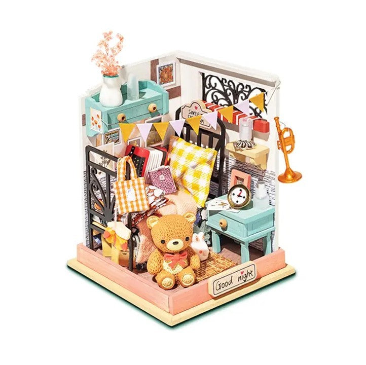 DIY Miniature House Kit Bedroom