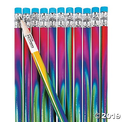Tie-Dyed Pencils 24pc