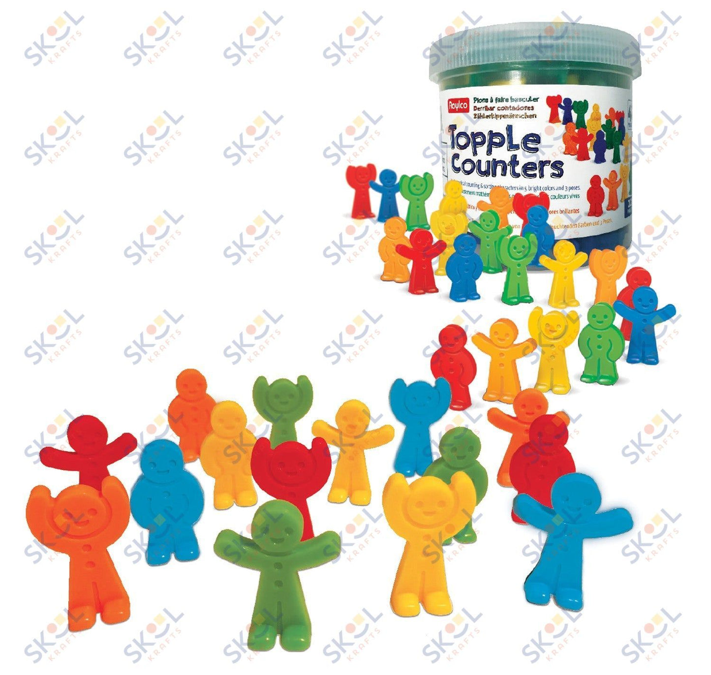 Topple Counters 120/pkg