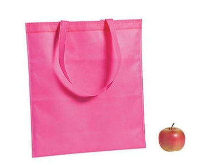 Large Pink Tote Bags 15" x 17" 12/pk