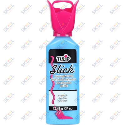 Tulip Dimensional Fabric Paint Neon Blue 1.25 oz