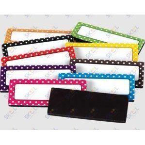 Polka Dots Magnetic Labels 2 1/2” x 1” 30/pk