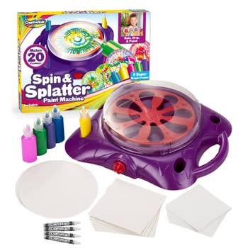 Spin and pain art kit machine