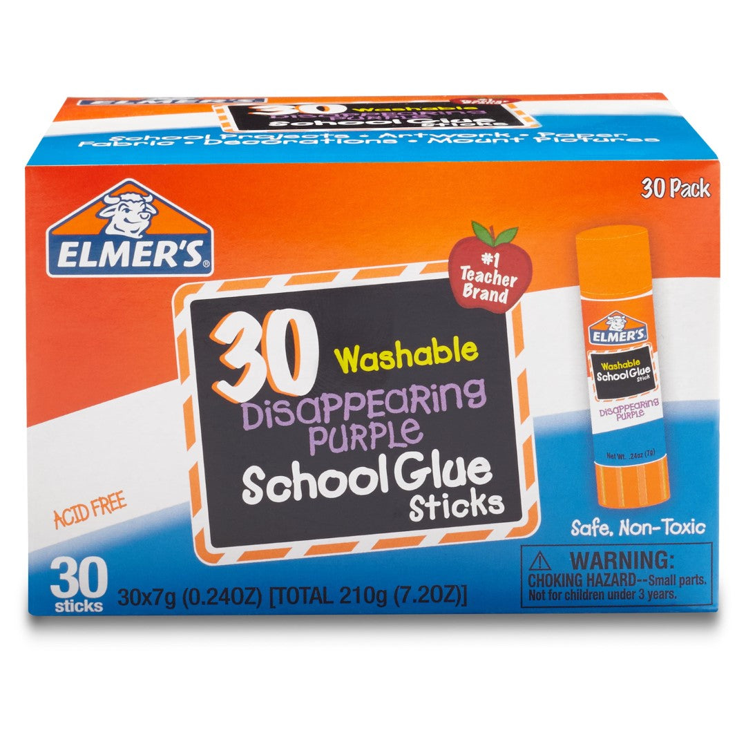 Elmer's washable glue purple 30/pk (7 gram)