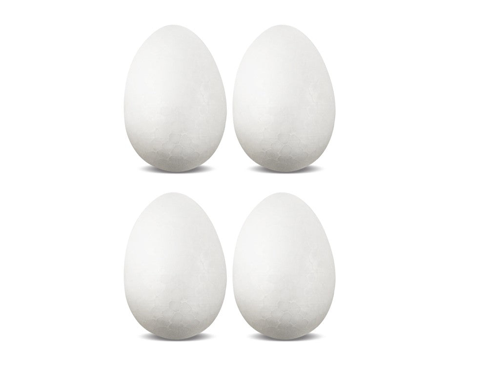 Polyfoam Eggs: 3.07" x 2.16" 4/pk