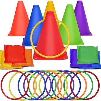 Outdoor Carnival Games 25 PCS 3 in1