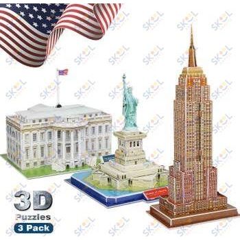 3D New York architecture building puzzle