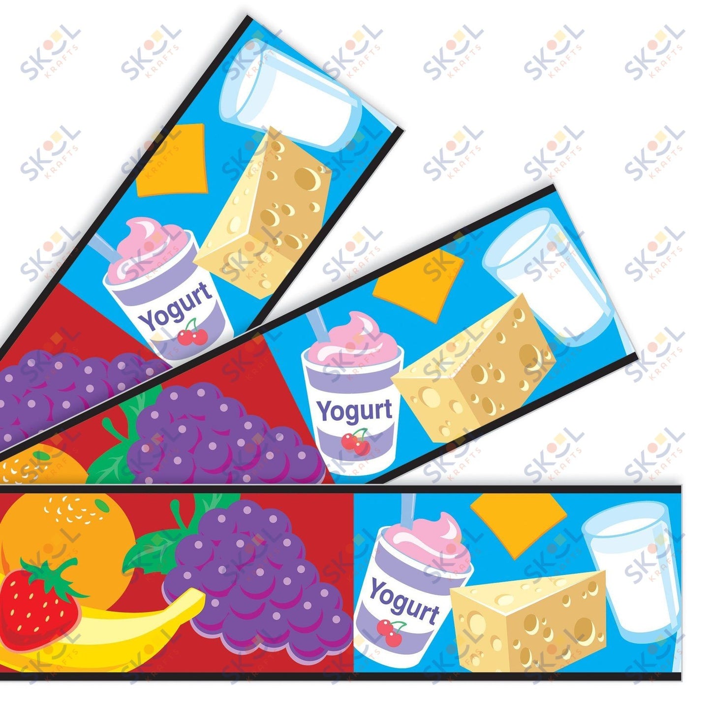 Food Groups Borders 2 3/4in x 35 3/4ft 1/pk