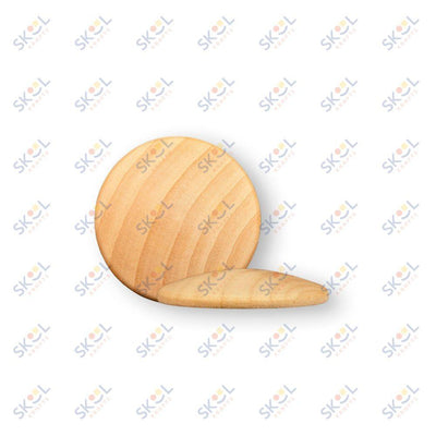 Wooden Domed Circle (2" x 5/16", 10/pk) (Closeout)