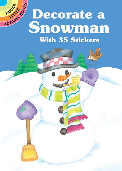 Snowman activity book with 35 stickers
